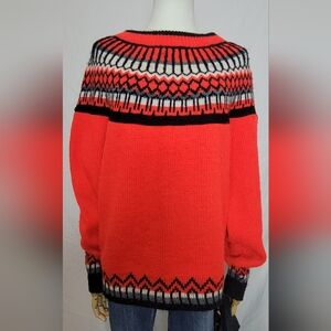 Vintage Mens Mr. H Esq Red Sweater, Size Large